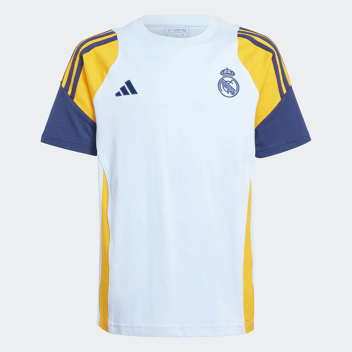 

Реал Мадрид CF Tee Y Adidas Детская футболка, синий/оранжевый