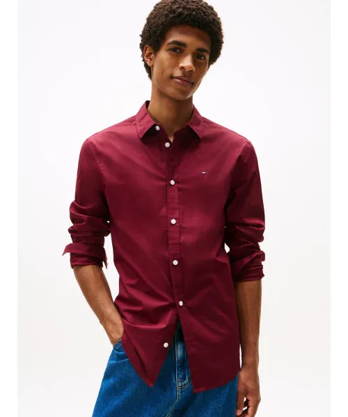 

Рубашка Slim fit Tommy Jeans, красный