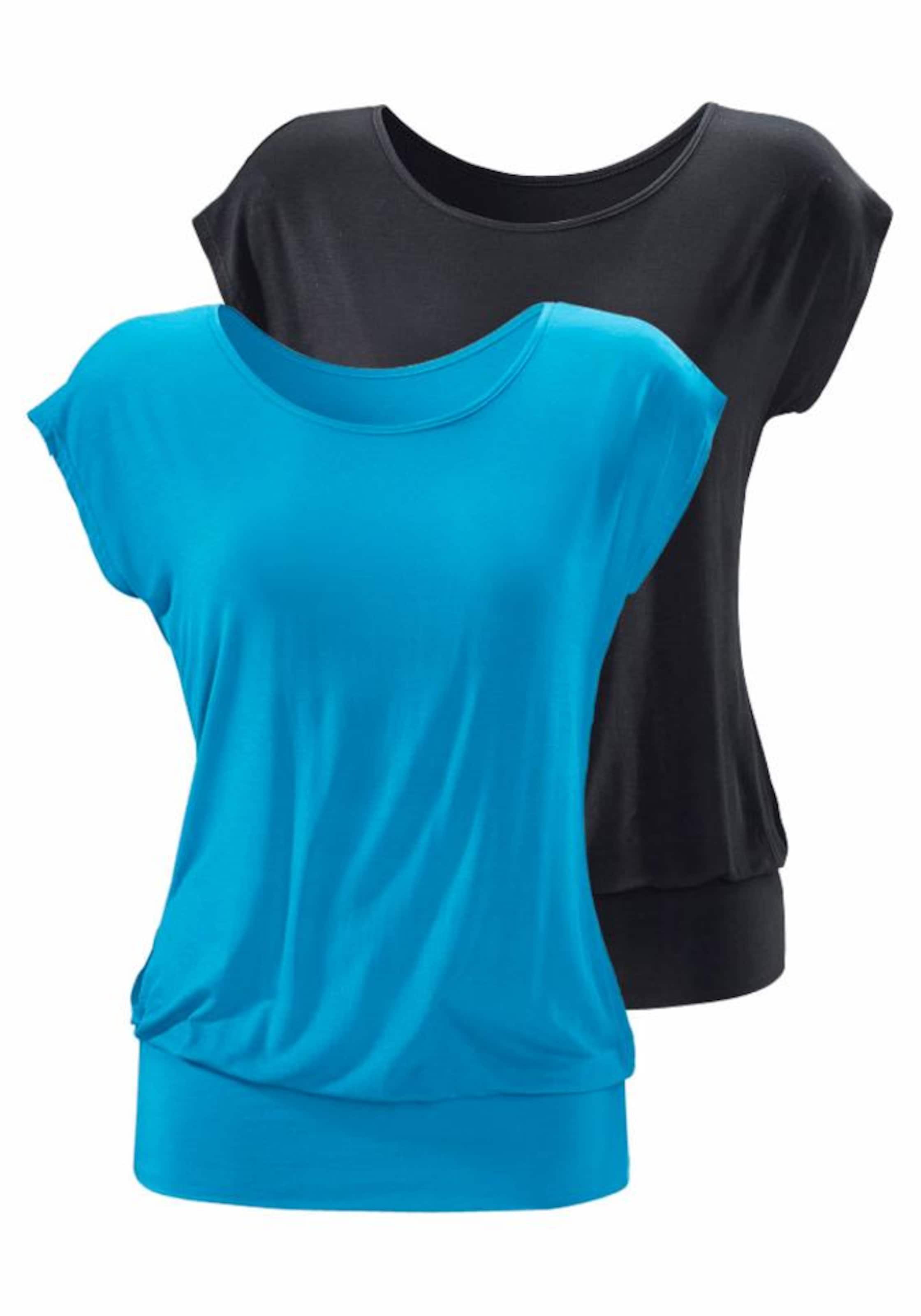 

LASCANA Рубашка Regular в синем цвете