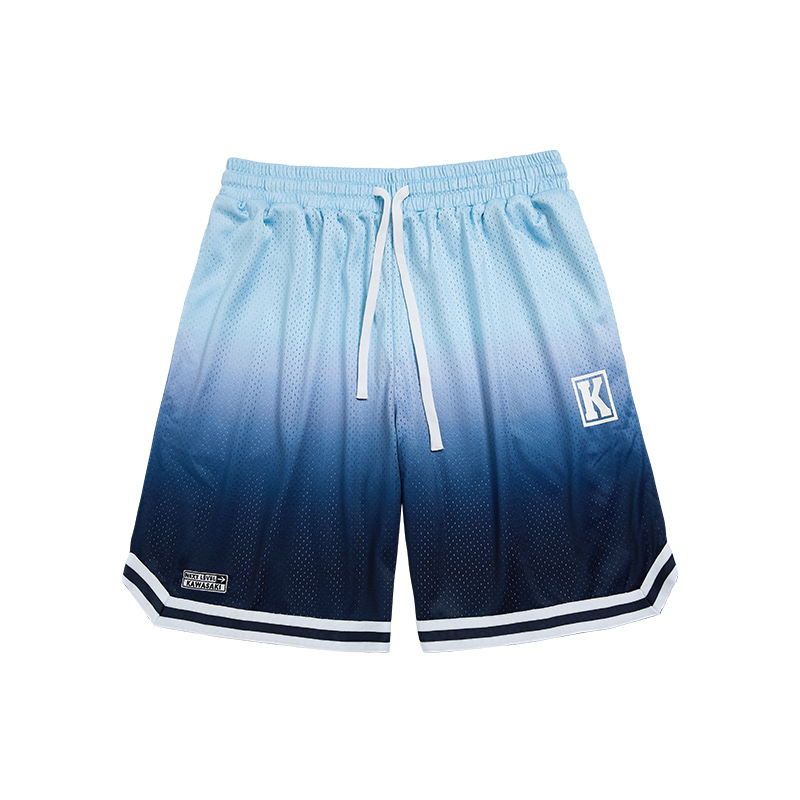 

Спортивные шорты, баскетбольные шорты unisex Kawasaki, синий