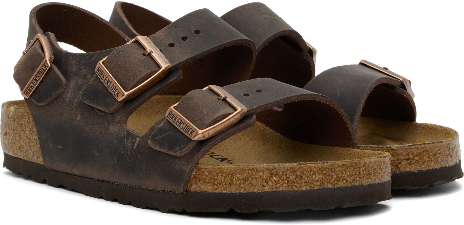 Сандалии Milano Regular Brown Birkenstock — фото 4