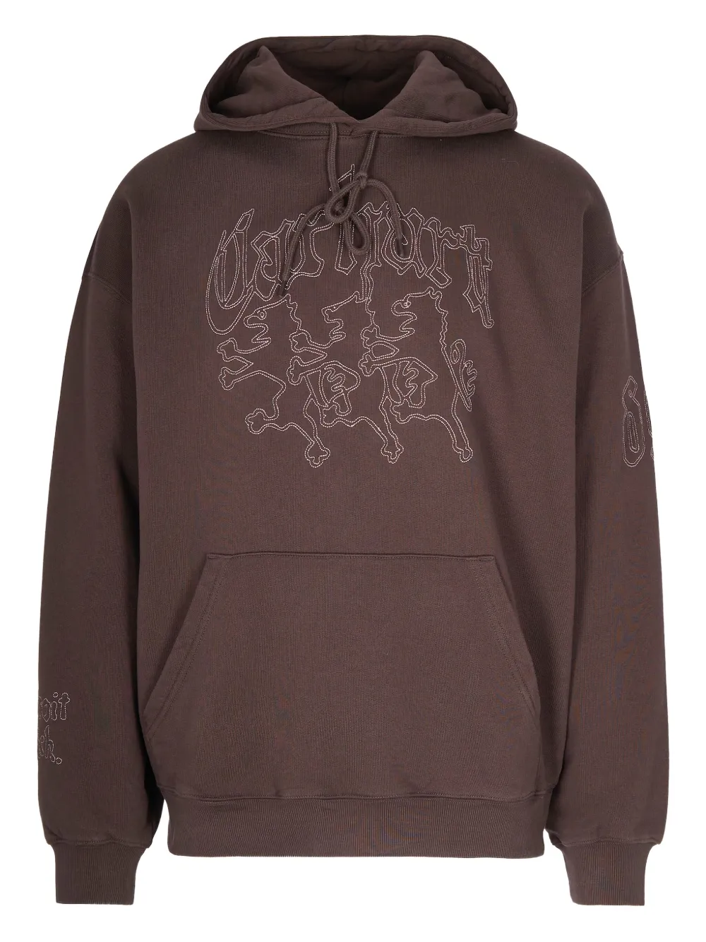 

Худи с графическим принтом Carhartt Wip, коричневый