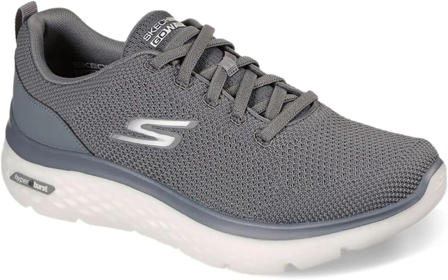 Мужские кроссовки Skechers Go Walk Hyper Burst Nanocore, Grey Textile — фото 2