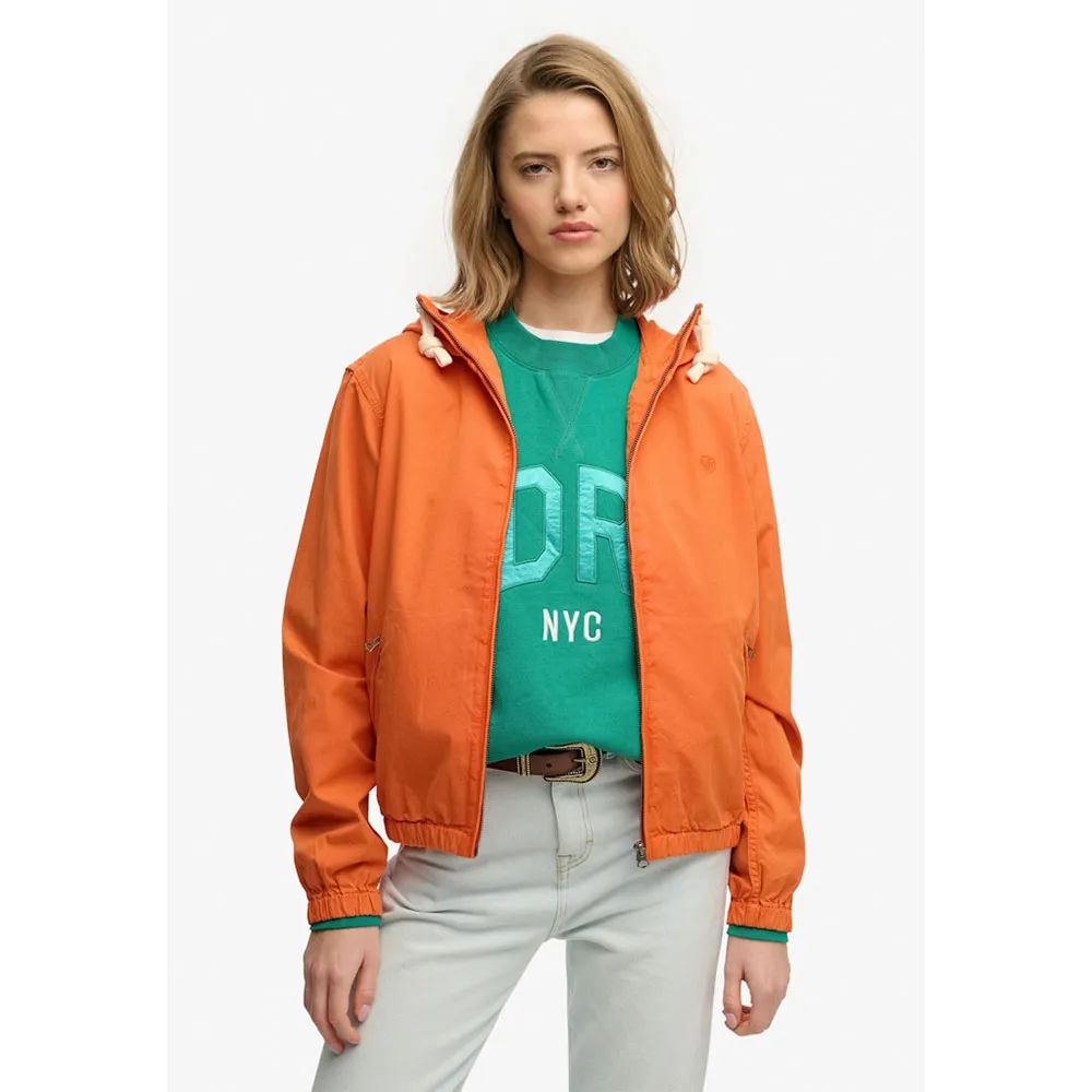 Куртка Superdry из стираной саржи, оранжевый — фото 3