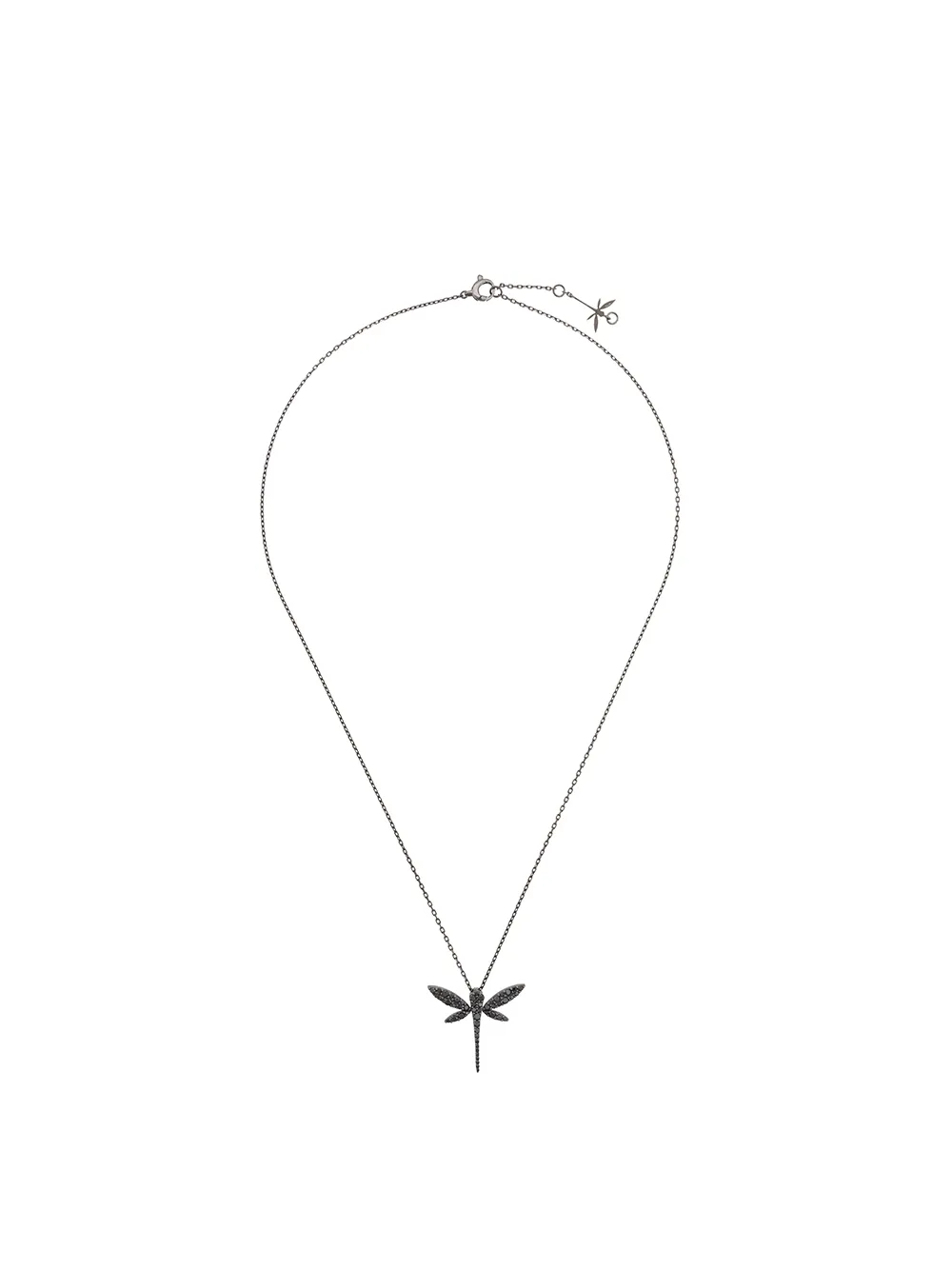 

Колье Dragonfly из белого золота с бриллиантами Anapsara, серебяный