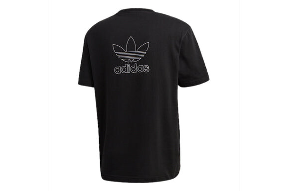 Футболка originals logo sports short sleeve black Adidas, черный — фото 2