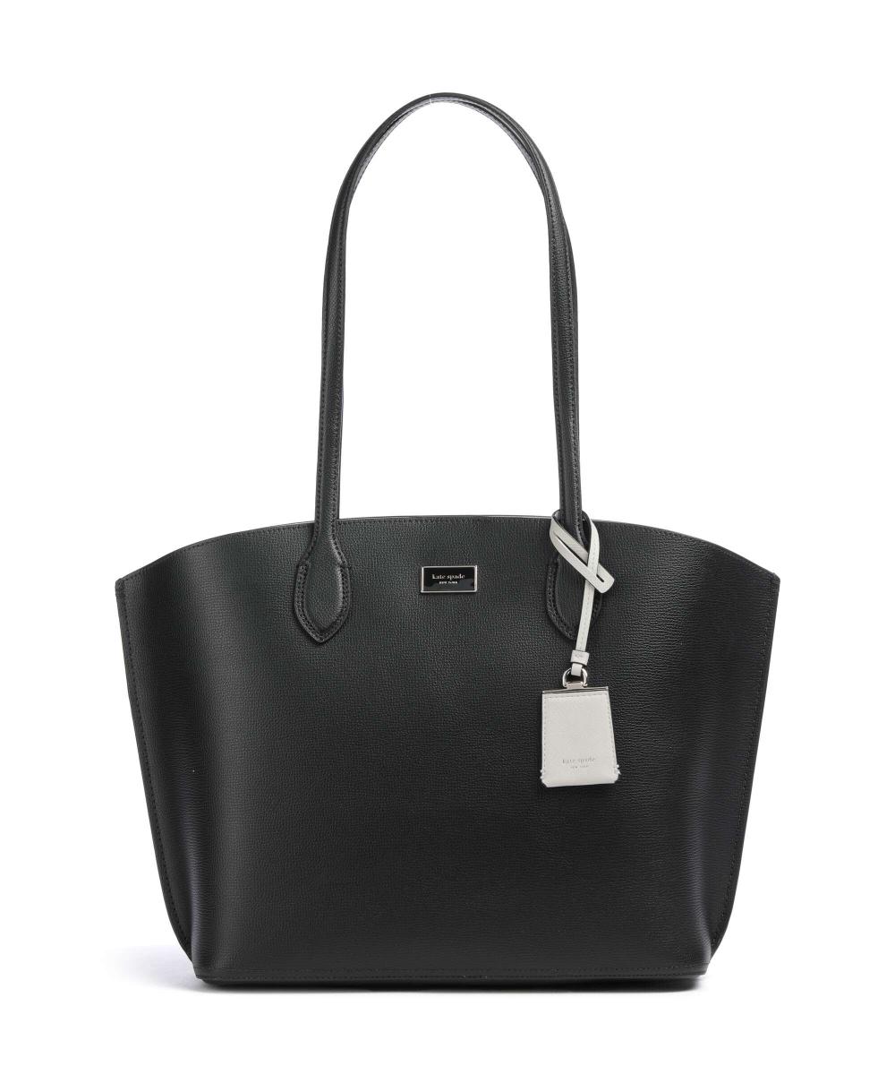 

Люкс-Шоппер из зернистой коровьей кожи Kate Spade New York, черный