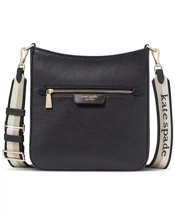 

Маленькая сумка через плечо Hudson из шагреневой кожи Kate Spade New York, зеленый