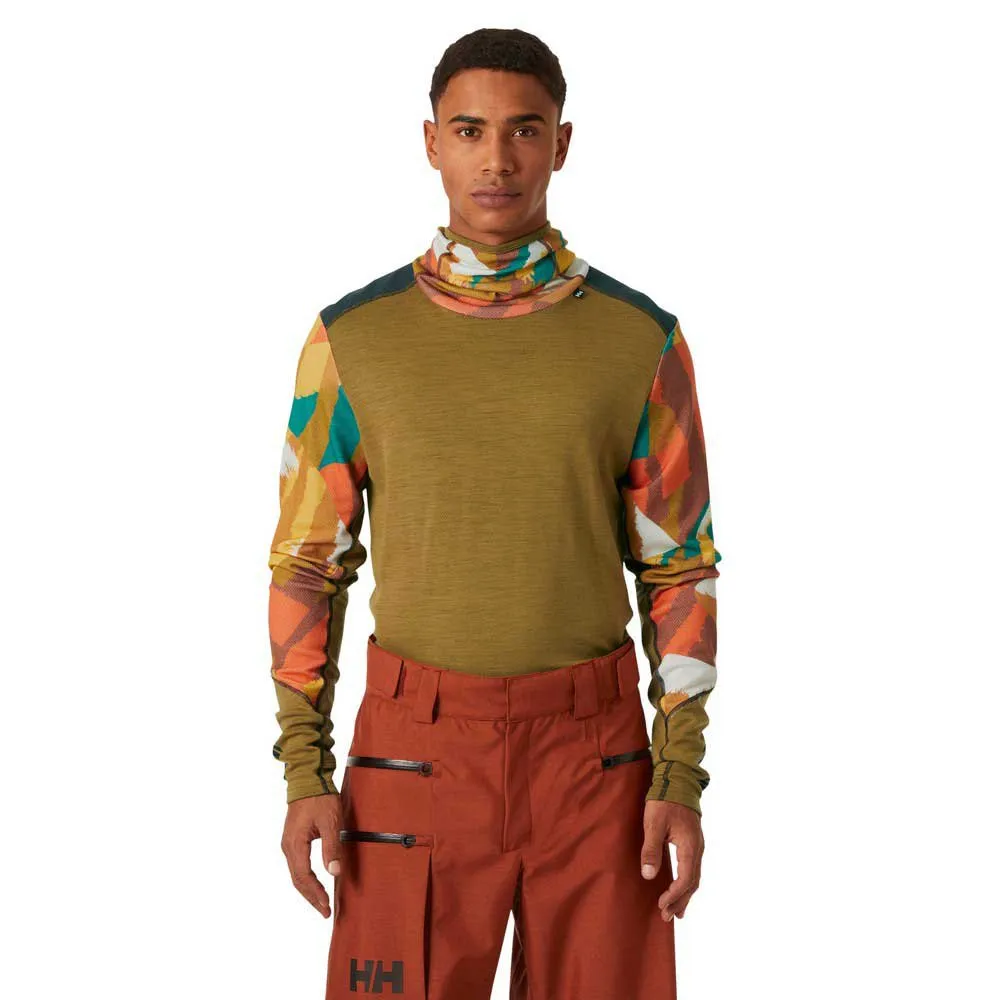 

Футболка Helly Hansen Lifa Merino Midweight BLC long sleeve, зеленый