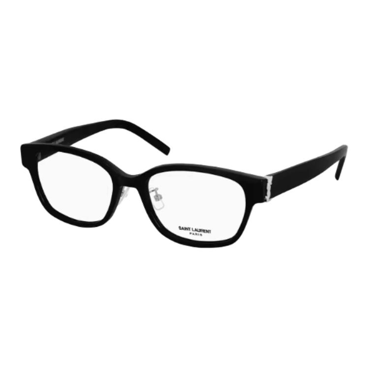 

Прямоугольная оправа для очков унисекс черная SAINT LAURENT