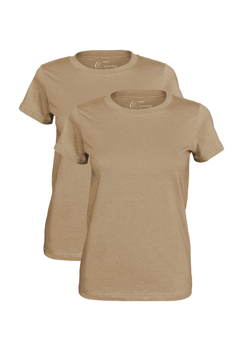 

Базовая футболка PRIME 2 STÜCK O-NECK - TEE Cotton Prime, коричневый