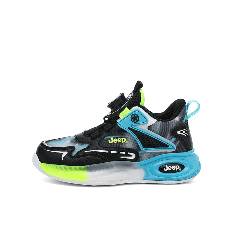 

Jeep Амортизирующие дышащие низкие кроссовки для бега, устойчивые к истиранию, легкие, Deep Forest Black, детские