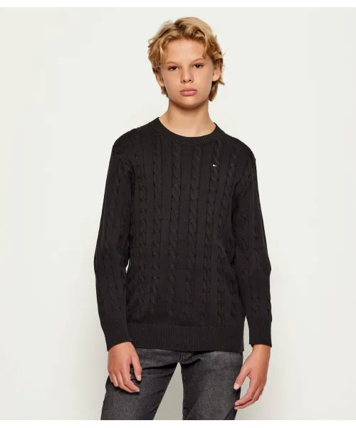 

Свитер Regular fit Tommy Hilfiger, черный