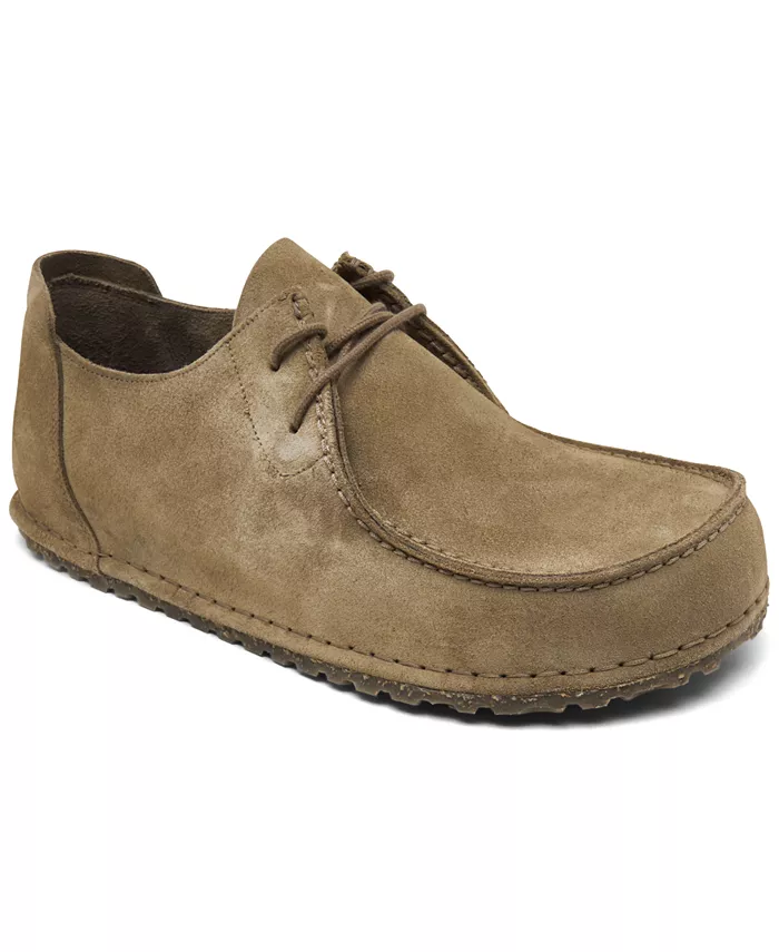 

Мужские повседневные кроссовки Utti из замши и кожи на шнуровке от Finish Line Birkenstock, коричневый/бежевый