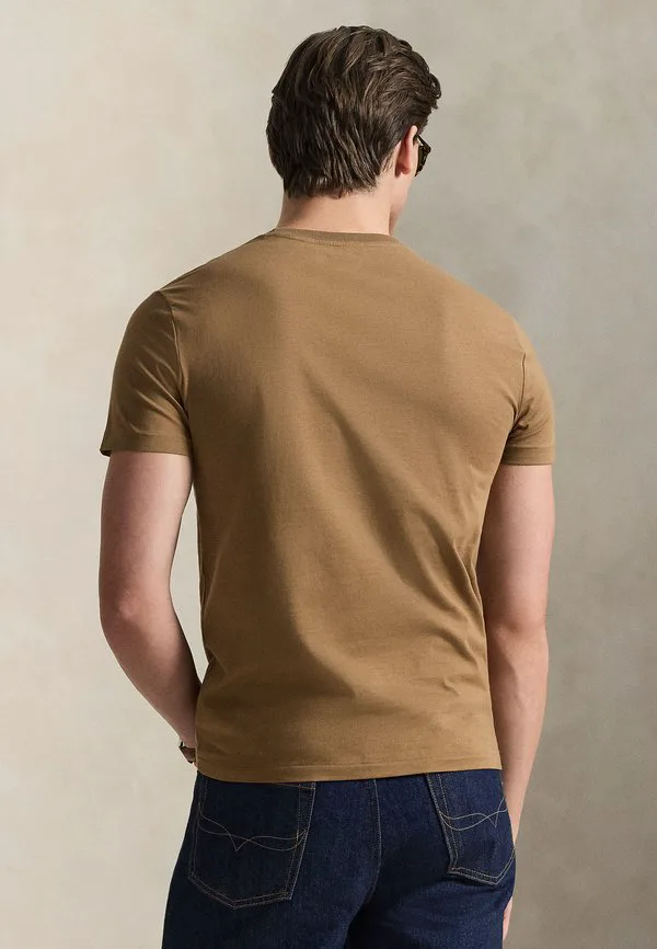 Базовая футболка с коротким рукавом Polo Ralph Lauren, Brown — фото 3