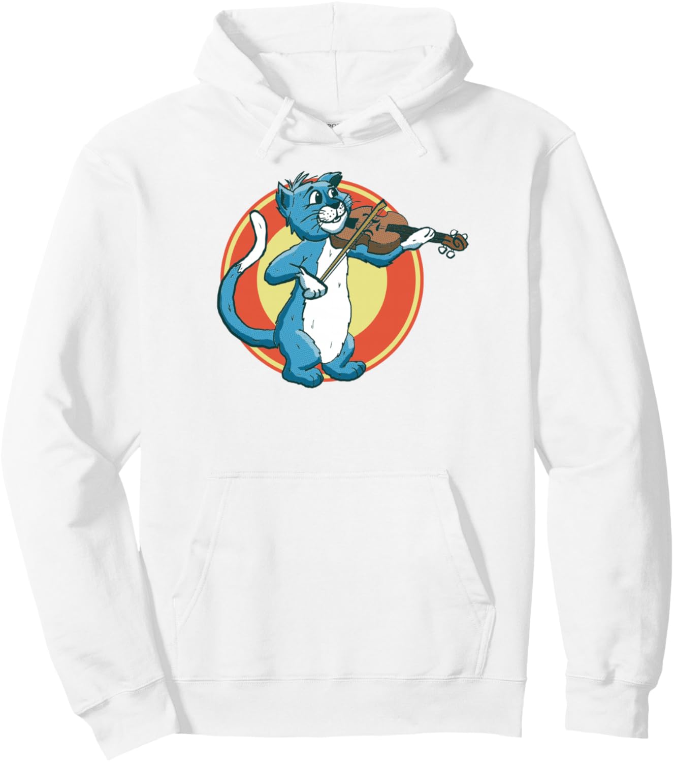 

Кот-скрипач, играющий на скрипке. Уличный кот, музыка, скрипач. Забавная толстовка Bluegrassgarage - Bluegrass Music Vintage Fan Tees, белый