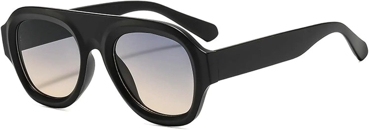 

Солнцезащитные очки Willochra Retro Pilot для женщин. Стильные, классические, в стиле 70-х, винтажные, модные, массивные, с градиентной защитой UV400, C6