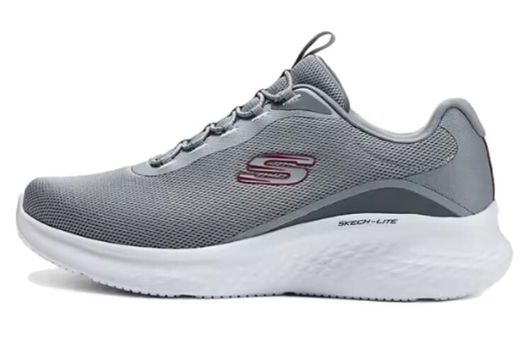 

Кроссовки мужские с низким верхом серые/красные Skechers