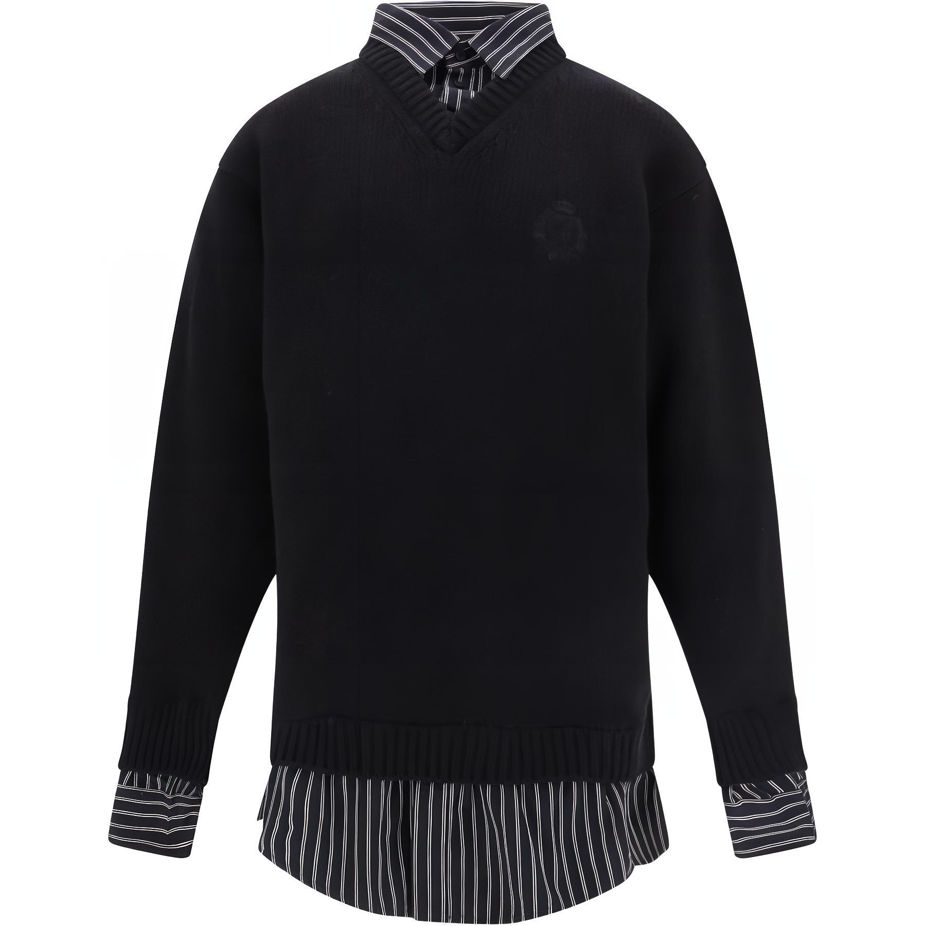 

Слоёный свитер Balenciaga, чёрный