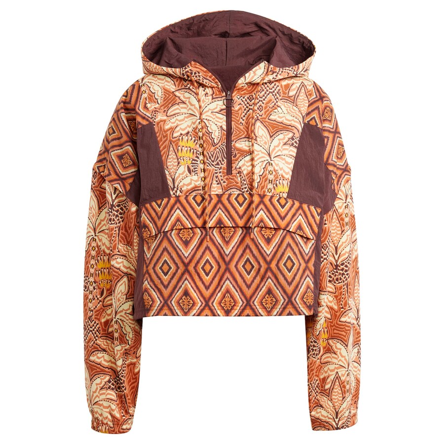 

Спортивная куртка ADIDAS SPORTSWEAR Adidas x Farm Rio Premium, цвет Cognac/Mocha