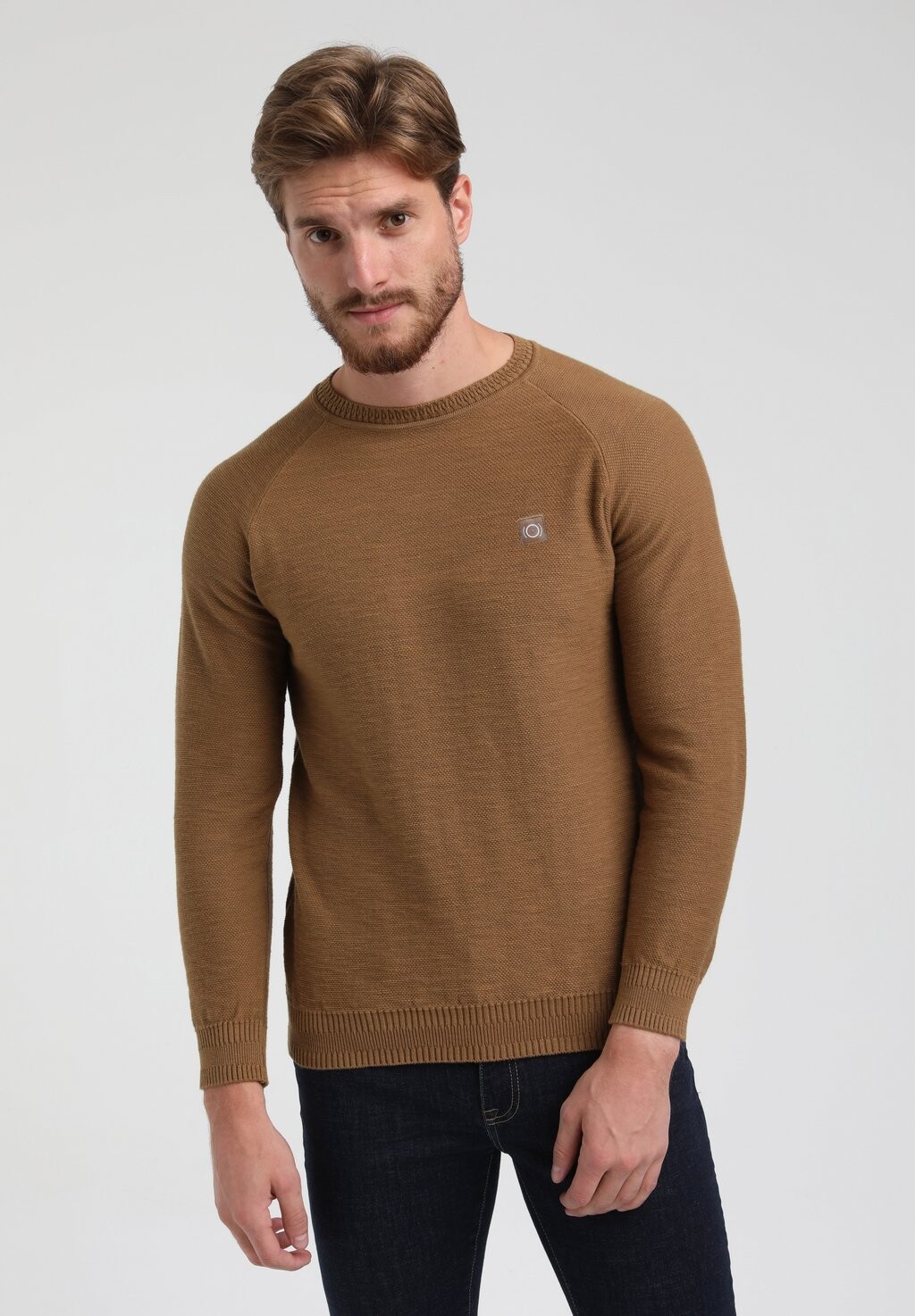 

Джемпер Round Neck Gabbiano, цвет camel