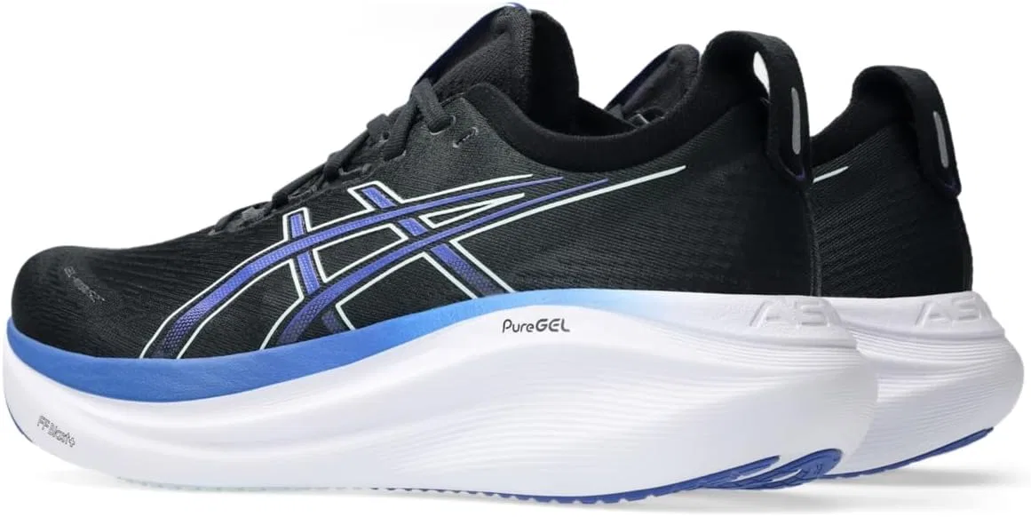 Мужские беговые кроссовки ASICS Gel-Nimbus 27, Black Dark Cobalt — фото 3