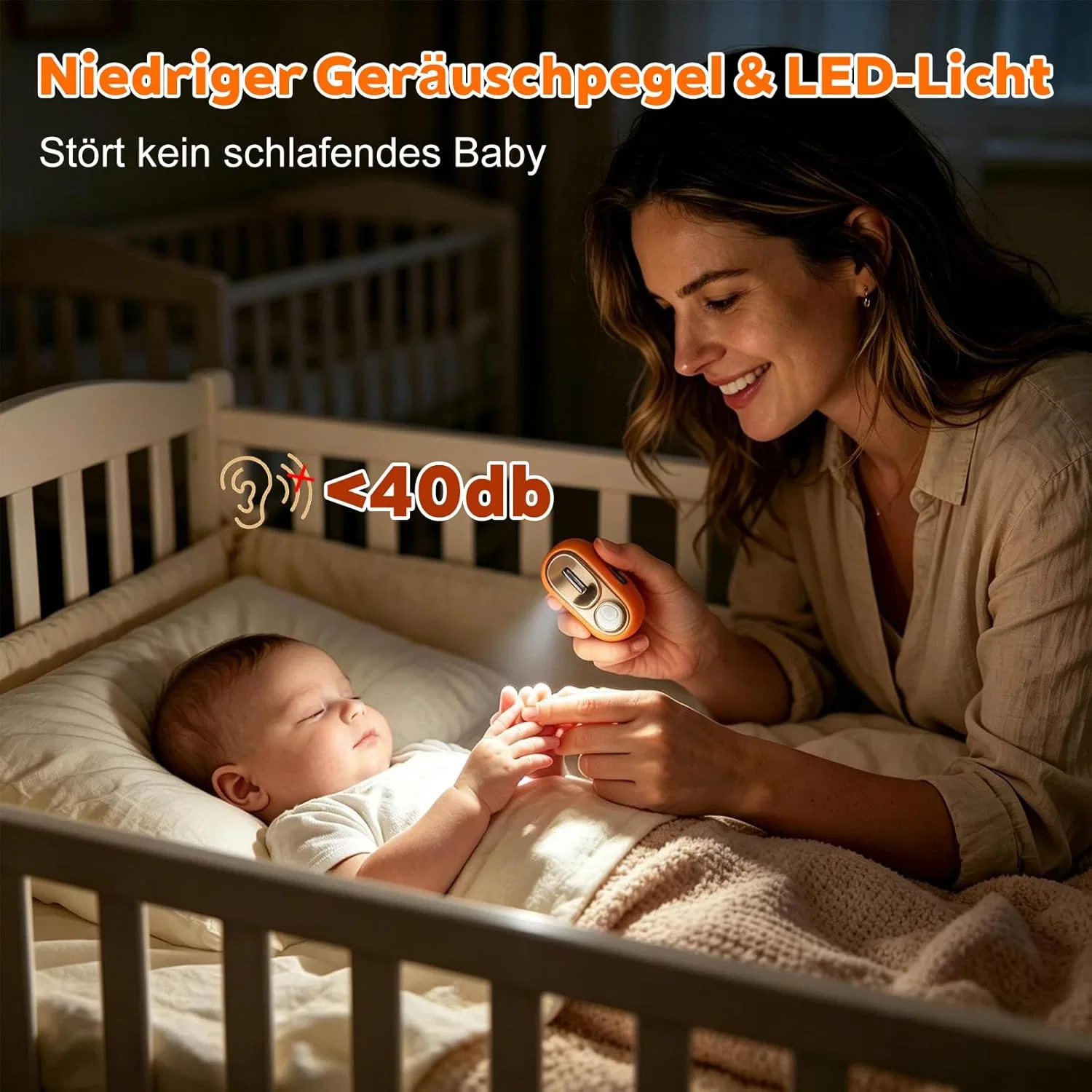 Электрический триммер для ногтей 2-в-1 с LED-подсветкой Orionpex — фото 2