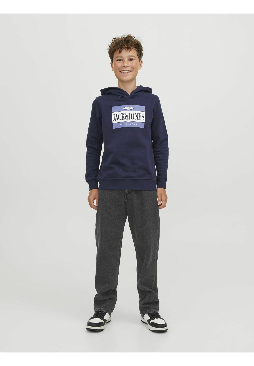 

Прямые джинсы Jack & Jones Junior, цвет black denim