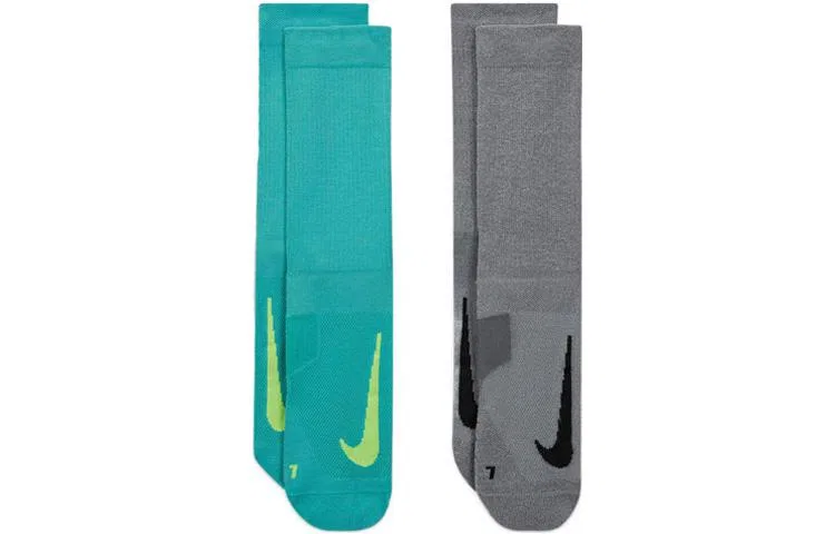 Носки высокие Nike Crew Socks 2 пары синие серые