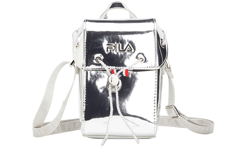 

FILA Женская серебряная сумка через плечо с одним ремнем