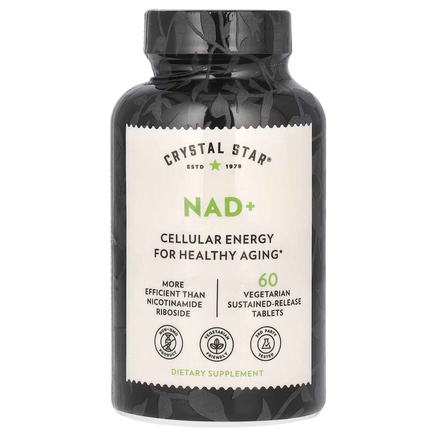 

Добавка Crystal Star NAD+, 60 вегетарианских таблеток