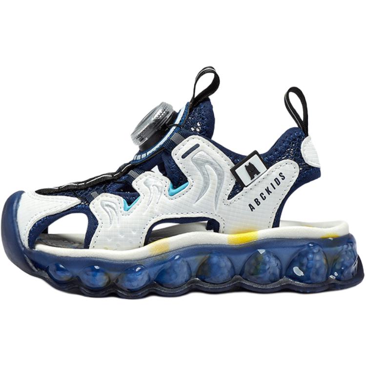 

Детские сандалии с амортизацией и воздухопроницаемостью, низкие ABC KIDS, белый/синий