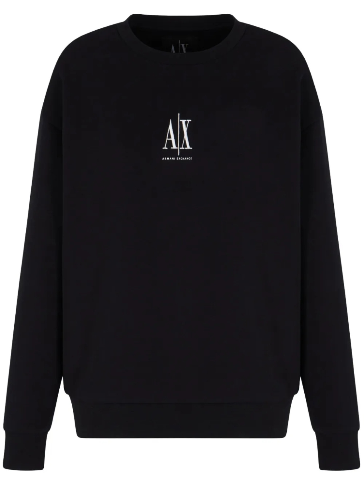 

Толстовка с вышитым логотипом Armani Exchange, черный