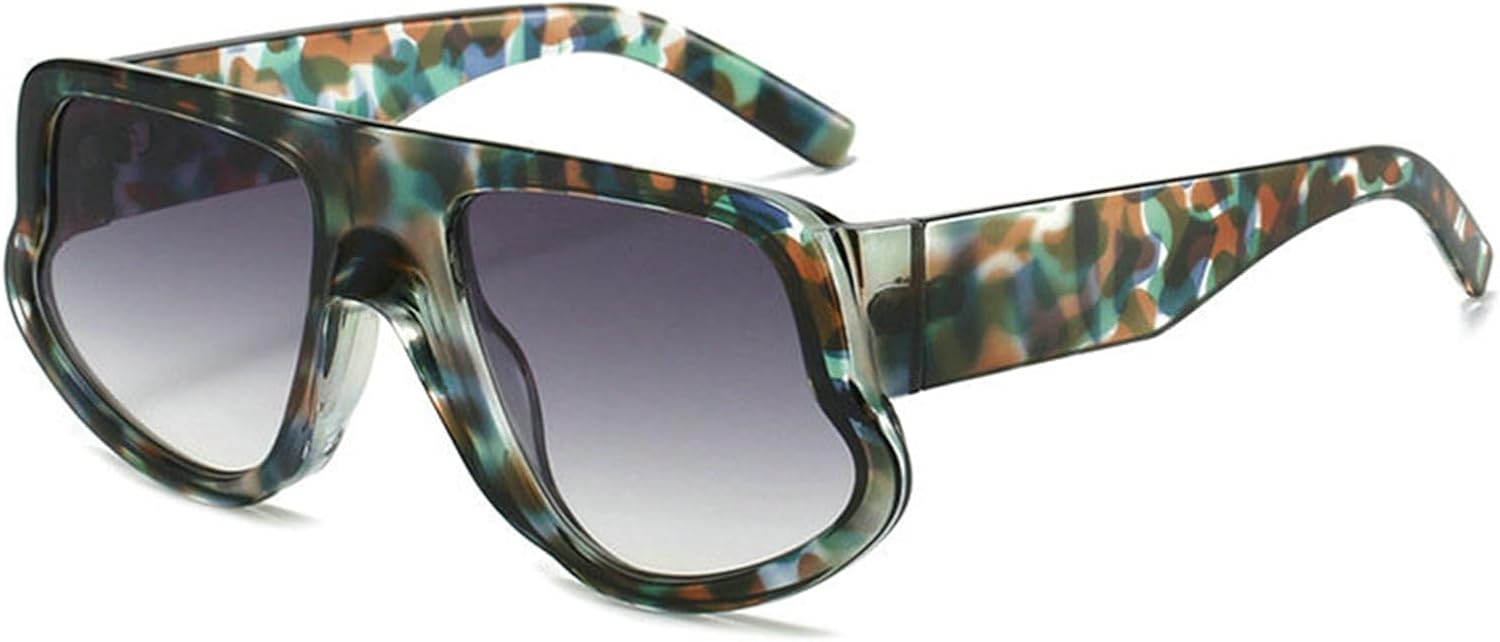 

Винтажные дизайнерские солнцезащитные очки премиум-класса от Helena для женщин и мужчин, модные, с большой оправой и многоугольными линзами, защита от ультрафиолета UV400, C3