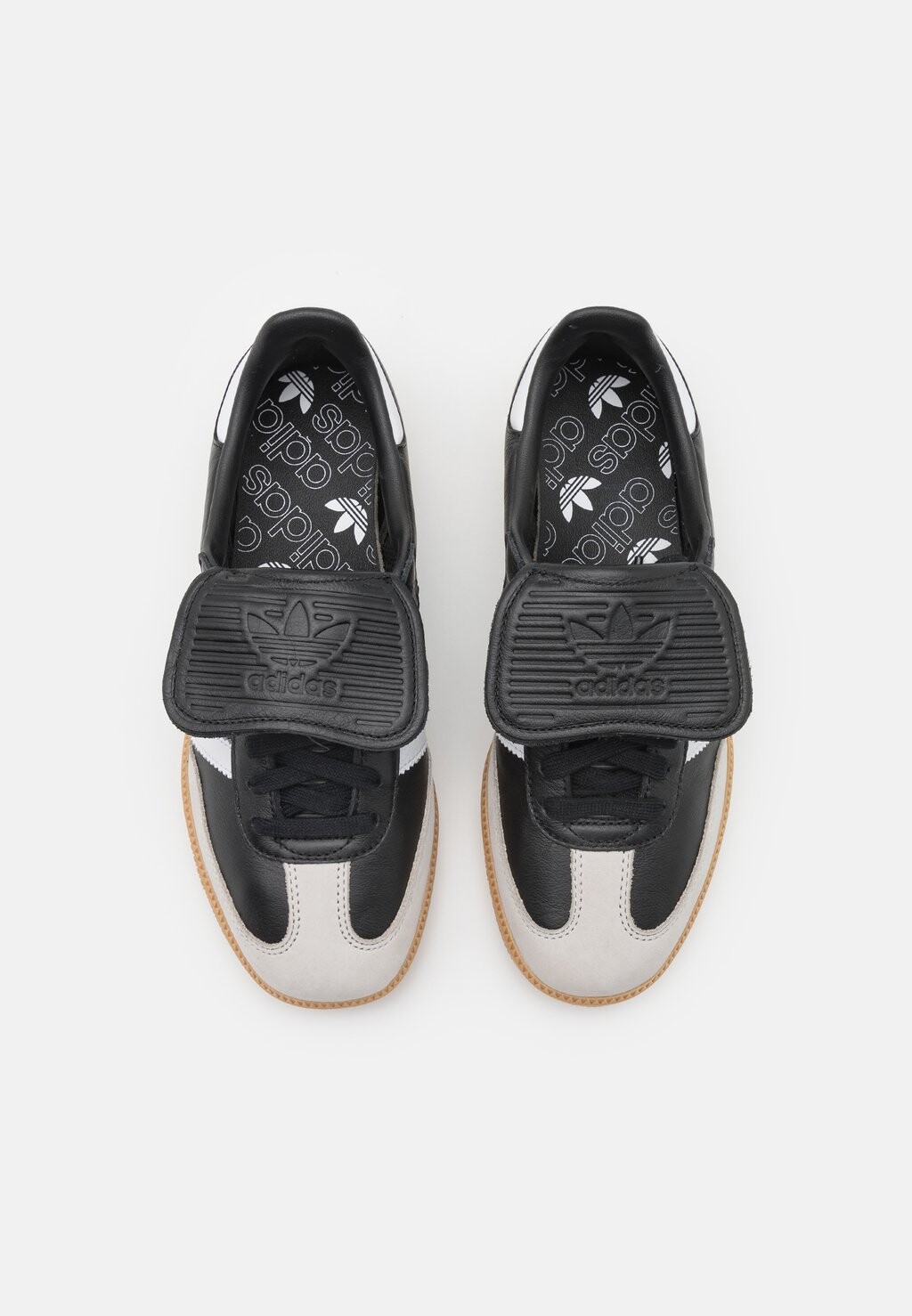 Кроссовки Samba Unisex adidas Originals, основной черный/обувь белая/золотой металлик