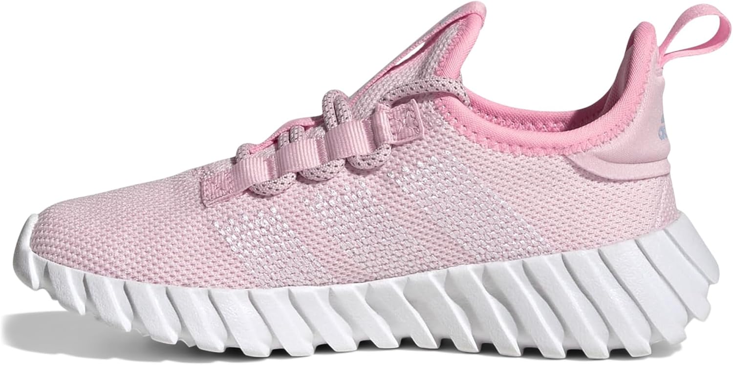 Детские кроссовки Adidas Kaptir Flow (унисекс), белый/розовый — фото 4
