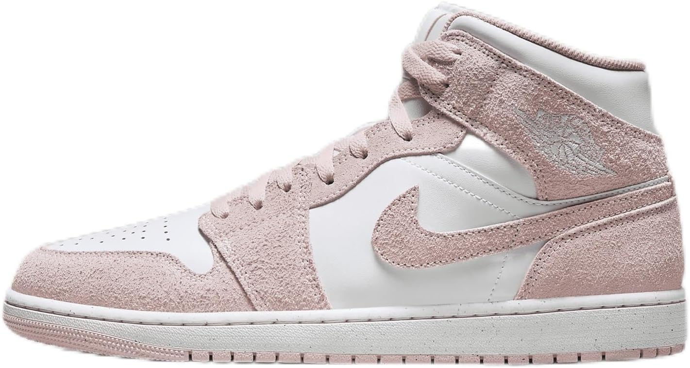 

Мужские кроссовки Nike Air Jordan 1 Mid SE, белый/розовый