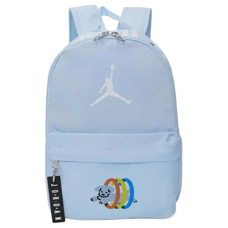 

Jordan Полиэстеровый рюкзак Unisex Blue, Colored dogs