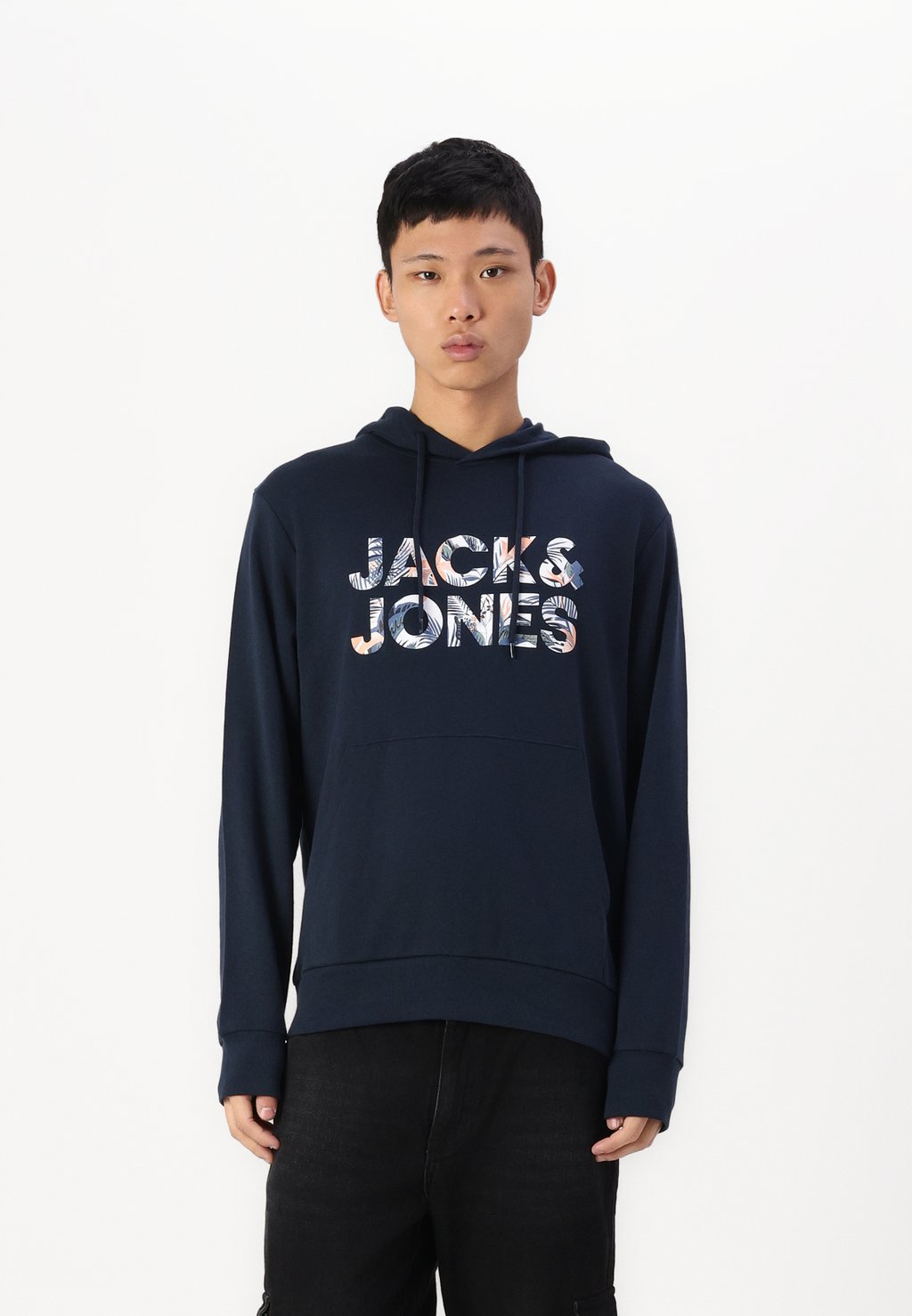 

Толстовка с капюшоном JJEBRYAN CORP LOGO HOOD Jack & Jones, темно-синий