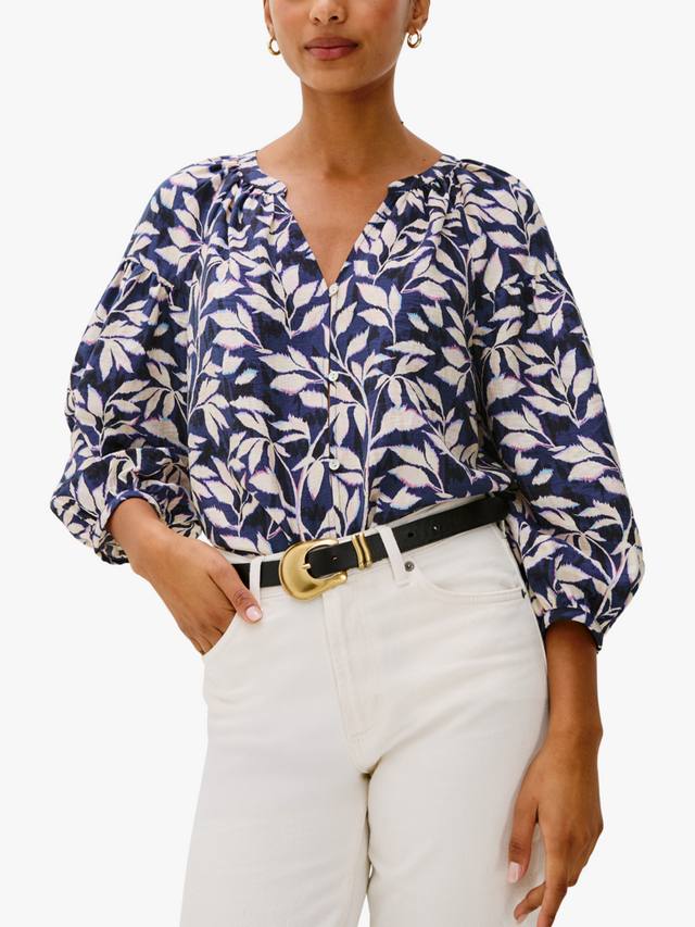 

Топ Vasia с цветочным принтом Rails, Navy Vines