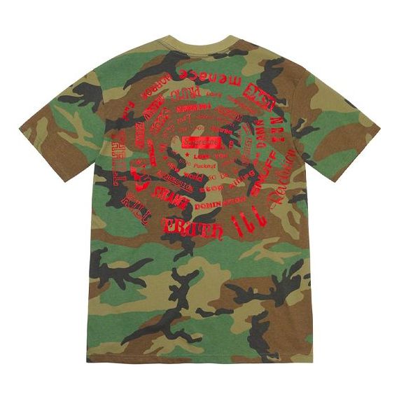 

Футболка Supreme Week 1 Spiral Tee Alphabet Short Sleeve Unisex, белый