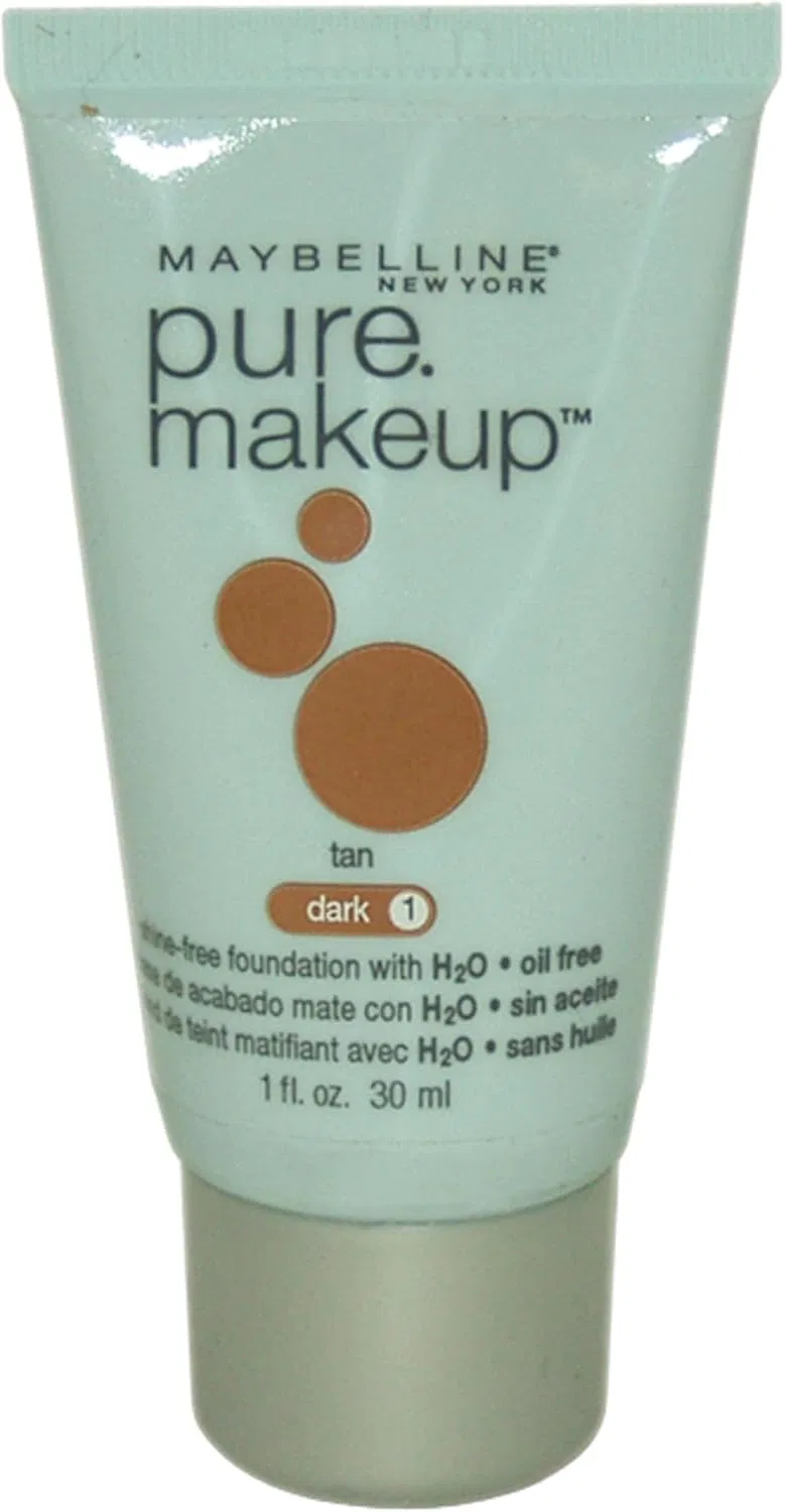 Тональное средство Maybelline Pure Makeup Shine-Free Foundation оттенок Dark 1 Tan 1 шт