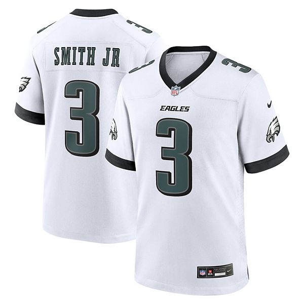

Мужская белая игровая футболка Nolan Smith Philadelphia Eagles Nike