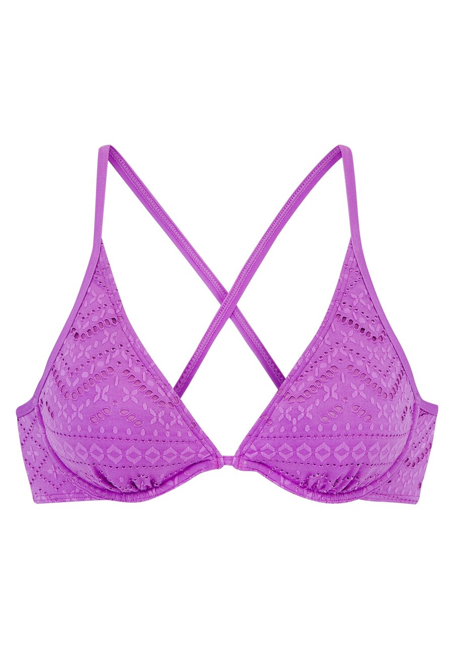

Треугольный бикини-топ LASCANA, Purple