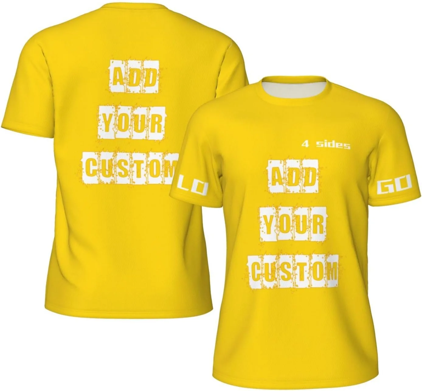 

Футболка с принтом на все стороны