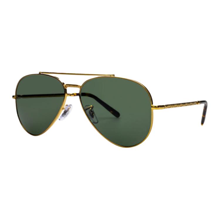 

RayBan Металлические авиаторские очки Unisex Gold