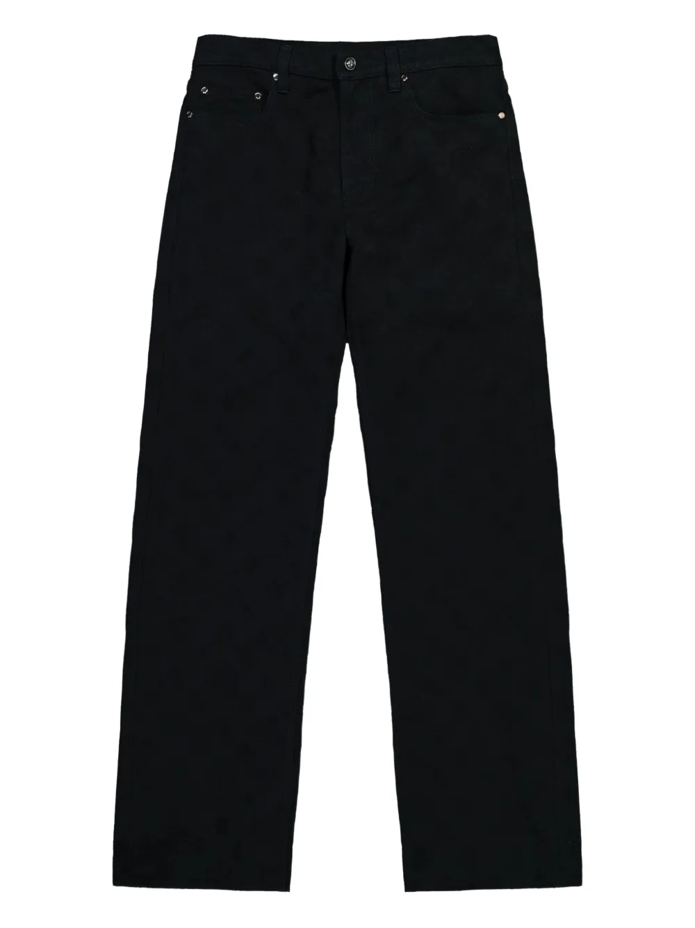 

Джинсы с пятью карманами и нашивкой-логотипом Casablanca, черный