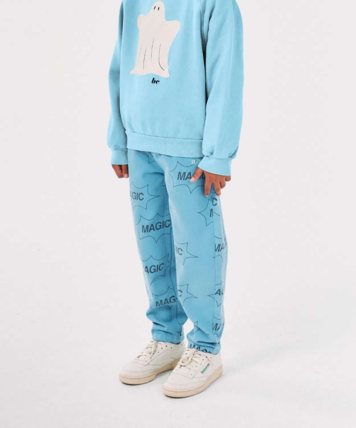 Джинсовые брюки Magic oversize для детей, светло-голубые