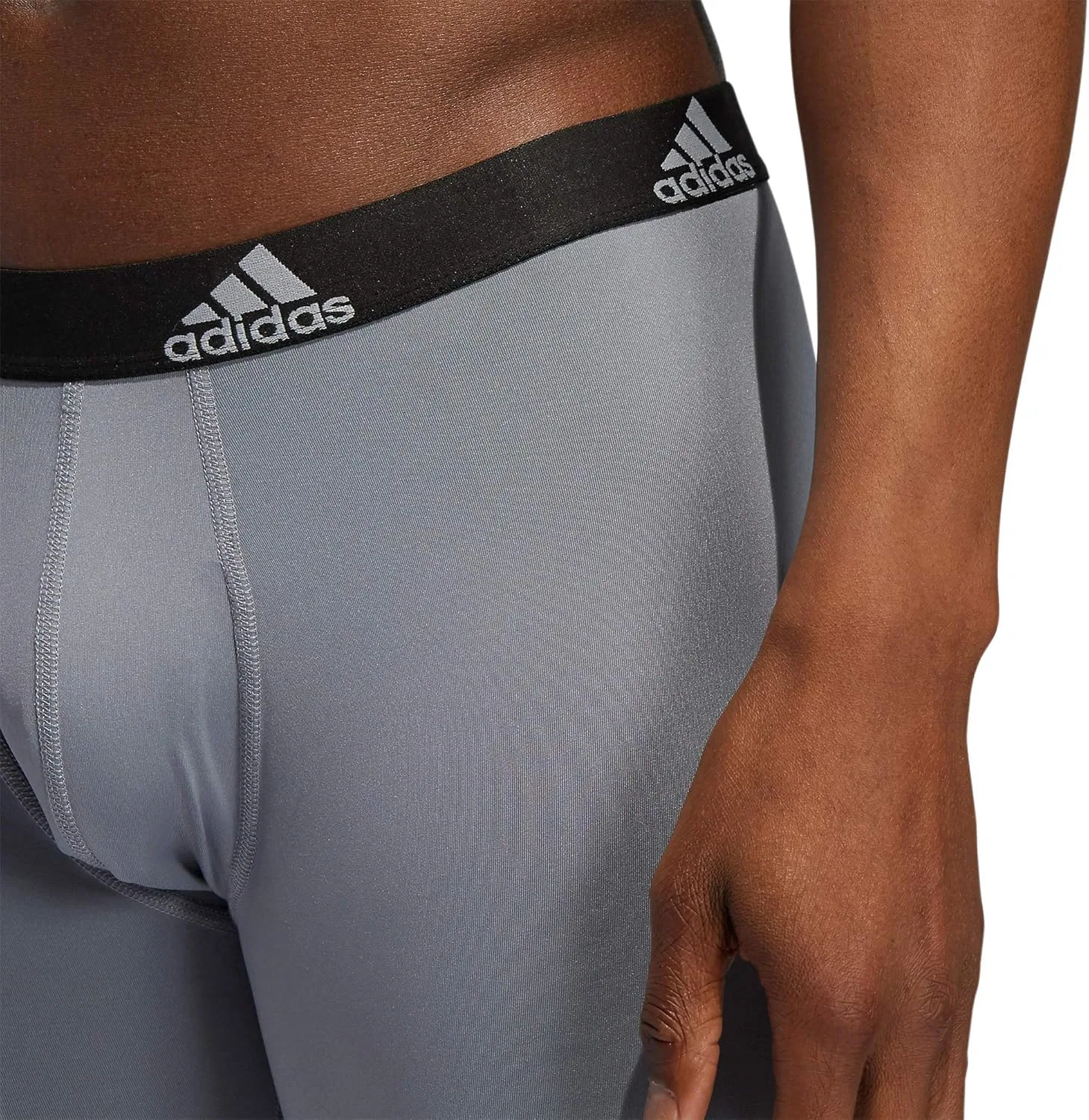 Боксеры Adidas серые — фото 2