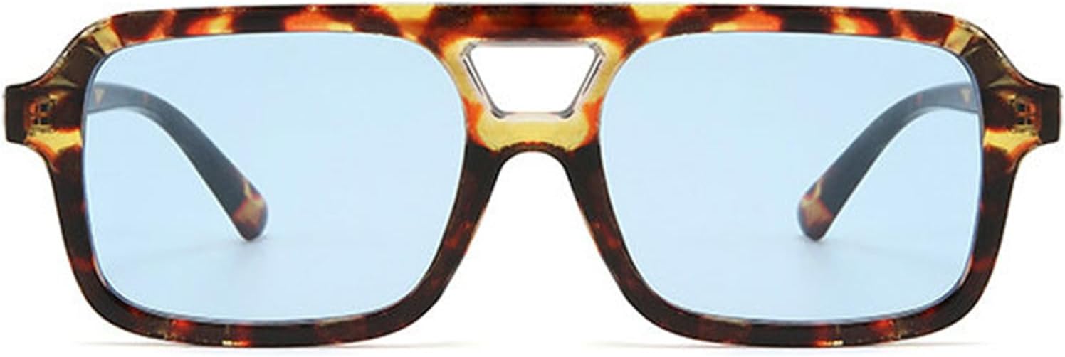 

Винтажные квадратные солнцезащитные очки Helena для женщин, мода 90-х, очки-пилот с градиентным покрытием, леопардовый принт, зеленые, для активного отдыха, путешествий и вождения, C5